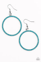 Load image into Gallery viewer, Spring Party Blue Earrings