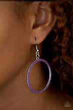 Load image into Gallery viewer, Spring Party Purple Earrings