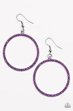 Load image into Gallery viewer, Spring Party Purple Earrings