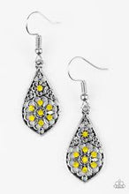 Load image into Gallery viewer, Spring Sparkle Yellow Earrings
