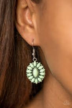 Load image into Gallery viewer, Spring Tea Parties Green Earrings