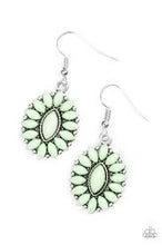 Load image into Gallery viewer, Spring Tea Parties Green Earrings