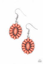 Load image into Gallery viewer, Spring Tea Parties Orange Earrings
