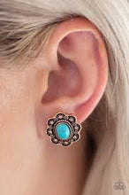 Load image into Gallery viewer, Springtime Deserts Copper Post Earrings