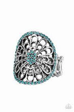 Load image into Gallery viewer, Springtime Shimmer Blue Ring - Angie's $5.00 Bling