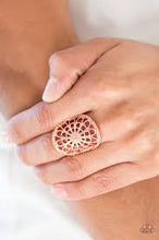 Load image into Gallery viewer, Springtime Shimmer Copper Ring - Angie's $5.00 Bling