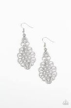 Load image into Gallery viewer, Sprinkle on the Sparkle White Earrings