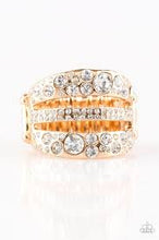 Load image into Gallery viewer, Stacks on Stacks on Stacks Gold Ring - Angie's $5.00 Bling