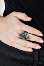 Load image into Gallery viewer, Stand Back Black Ring - Angie's $5.00 Bling