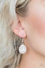 Load image into Gallery viewer, Star Crossed Starlet White Earrings
