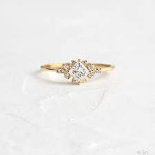 Load image into Gallery viewer, Star Gaze Gold Skinny Band Ring