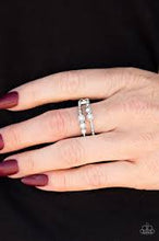 Load image into Gallery viewer, Star Gaze White Skinny Band Ring