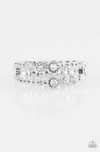 Load image into Gallery viewer, Star Gaze White Skinny Band Ring