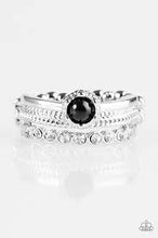 Load image into Gallery viewer, Star Raving Mad Black Skinny Band Ring - Angie's $5.00 Bling
