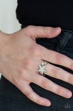 Load image into Gallery viewer, Star Spangled Starlet White Skinny Band Ring