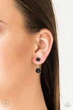 Load image into Gallery viewer, Starlet Squad Black Jacket Earrings