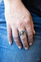 Load image into Gallery viewer, Stars and Stripes Blue Ring - Angie's $5.00 Bling