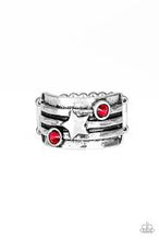 Load image into Gallery viewer, Stars and Stripes Red Ring - Angie's $5.00 Bling