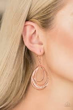 Load image into Gallery viewer, Start Each Day with Sparkle Copper Earrings