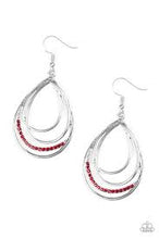 Load image into Gallery viewer, Spiraling Serenity Red Earrings
