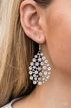 Load image into Gallery viewer, Start with a Bang White Earrings