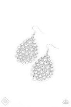 Load image into Gallery viewer, Start with a Bang White Earrings
