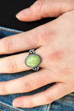 Load image into Gallery viewer, Stone Age Sophistication Green Skinny Band Ring