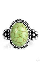 Load image into Gallery viewer, Stone Age Sophistication Green Skinny Band Ring