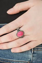 Load image into Gallery viewer, Stone Age Sophistication Pink Skinny Band Ring