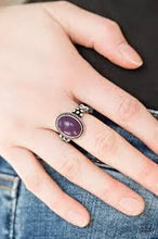 Load image into Gallery viewer, Stone Age Sophistication Purple Skinny Band Ring