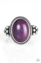 Load image into Gallery viewer, Stone Age Sophistication Purple Skinny Band Ring