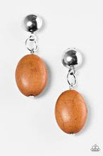 Load image into Gallery viewer, Stone Cliffs Brown Post Earrings