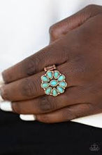 Load image into Gallery viewer, Stone Gardenia Copper Ring - Angie's $5.00 Bling