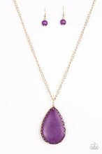 Load image into Gallery viewer, Stone Magnificence Purple Necklace - Angie's $5.00 Bling