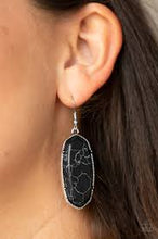 Load image into Gallery viewer, Stone Quest Black Earrings