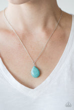 Load image into Gallery viewer, Stone Solo Blue Necklace