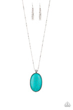 Load image into Gallery viewer, Stone Stampede Blue Necklace