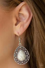 Load image into Gallery viewer, Stone Story White Earrings