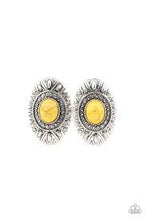 Load image into Gallery viewer, Stone Tiki Yellow Post Earrings