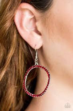 Load image into Gallery viewer, Stoppin Traffic Red Earrings