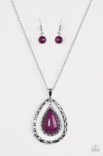 Load image into Gallery viewer, Stormy Sahara Purple Necklace - Angie's $5.00 Bling