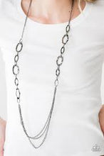 Load image into Gallery viewer, Street Beat Black Necklace - Angie's $5.00 Bling