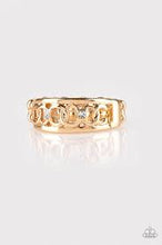 Load image into Gallery viewer, Street Cred Gold Skinny Band Ring