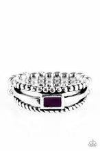 Load image into Gallery viewer, Street Edge Purple Skinny Band Ring