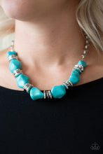 Load image into Gallery viewer, Stunningly Stone Age Blue Necklace