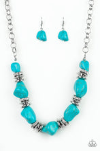 Load image into Gallery viewer, Stunningly Stone Age Blue Necklace