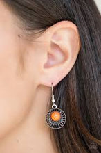 Load image into Gallery viewer, Stylishly Saharan Orange Earrings