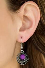 Load image into Gallery viewer, Stylishly Saharan Purple Earrings