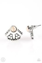 Load image into Gallery viewer, Stylishly Santa Fe White Jacket Earrings