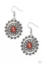 Load image into Gallery viewer, Summer Blooms Brown Earrings